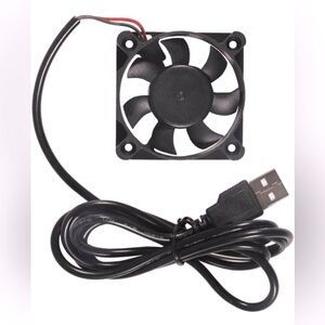 Black USB 5V Brushless DC Cooling Fans.